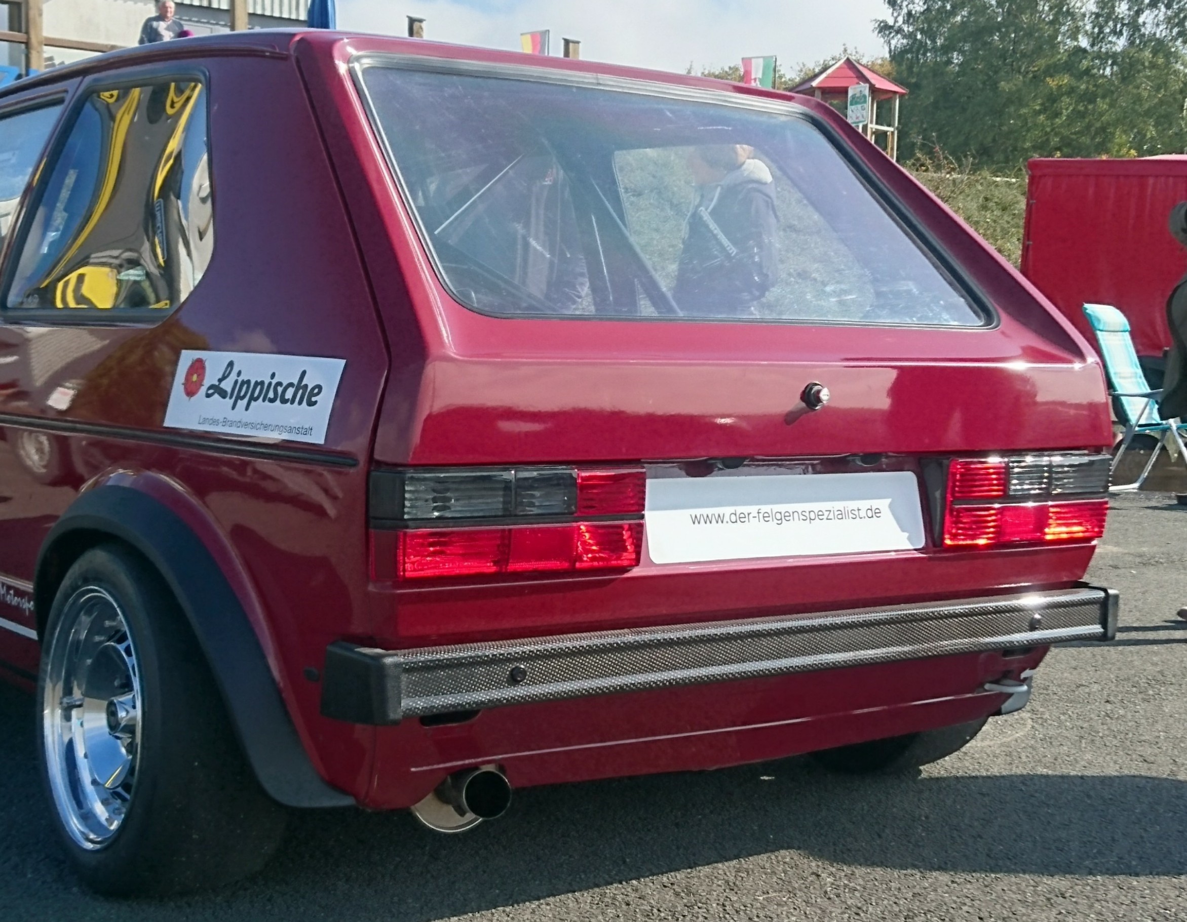 VW Golf 1 Slaom-Racer mit Schmidt TH-Line in 8x13.
Made by Der-Felgenspezialist